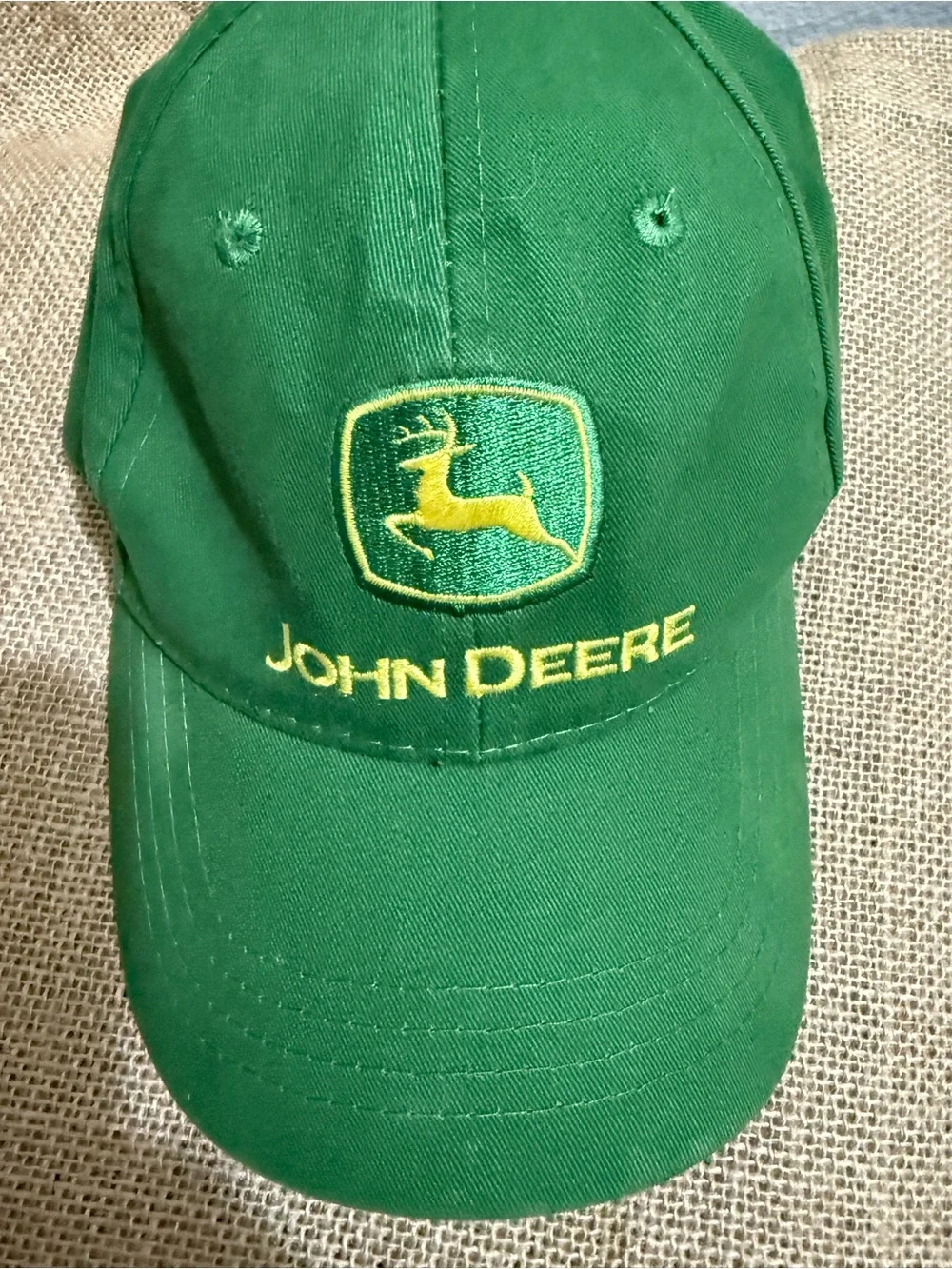 John Deere Green and Yellow Kids Baseball Cap